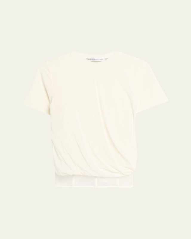 Coiled Jersey Corset Tee